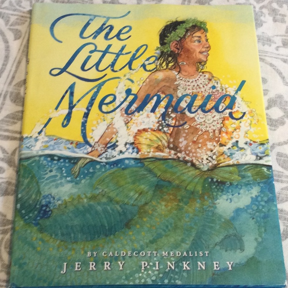 The Littlest Mermaid by Jerry Pinkney. A beautiful book. First edition.